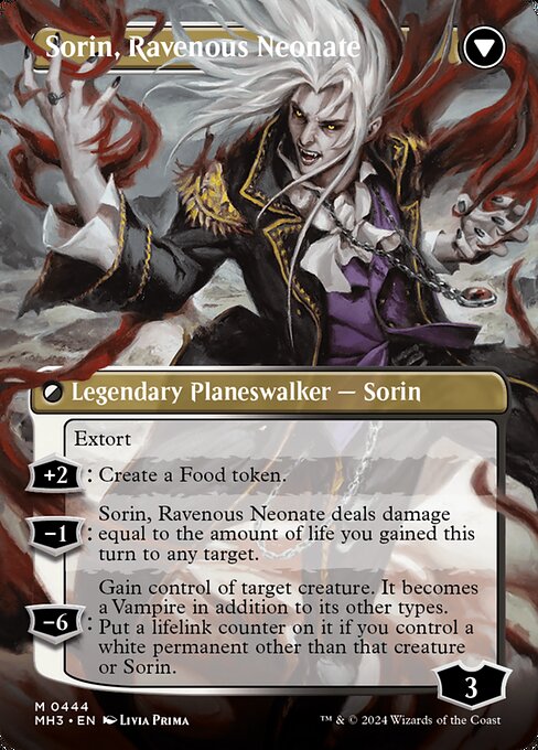 Sorin of House Markov (Borderless) (444) [Modern Horizons 3] Reverse