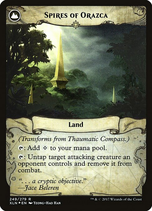 Thaumatic Compass (249) [Prerelease Cards] Reverse