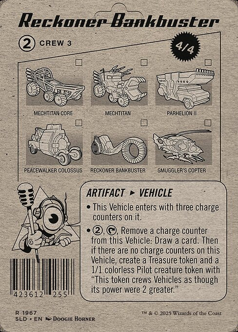 Reckoner Bankbuster (1967) [Secret Lair Drop] Reverse