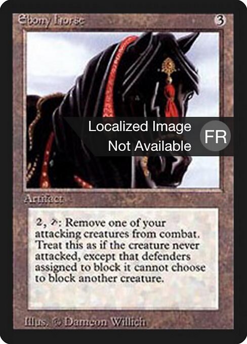 Ebony Horse (247) [Foreign Black Border]