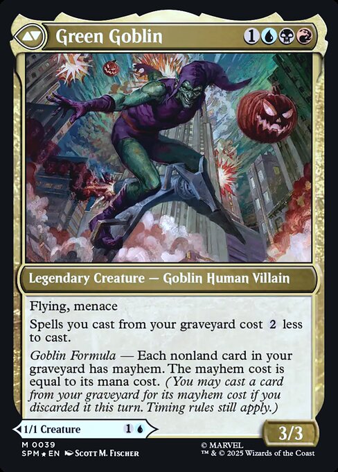 Norman Osborn (39) [Prerelease Cards] Reverse