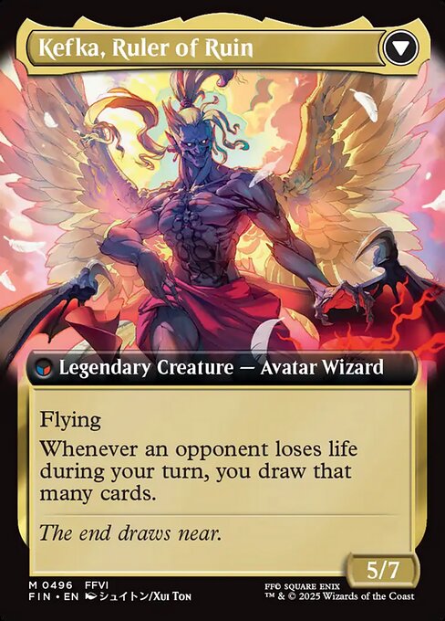 Kefka, Court Mage (Extended Art) (496) [Final Fantasy] Reverse