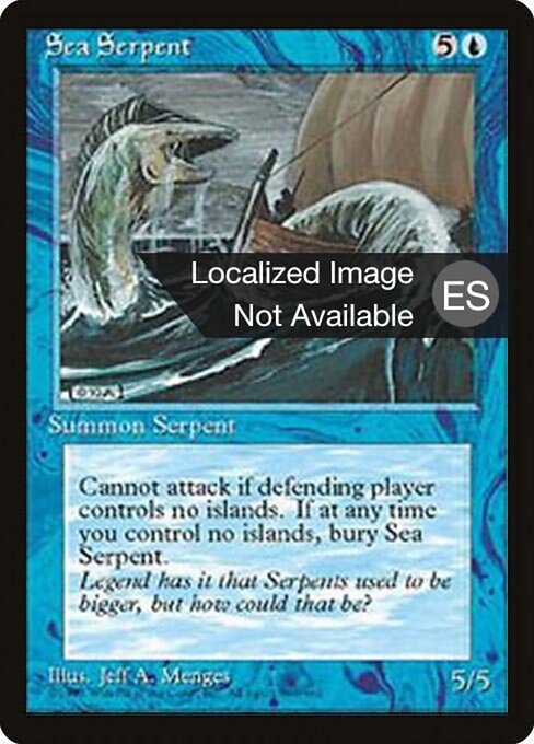 Sea Serpent (98) [Fourth Edition Foreign Black Border]