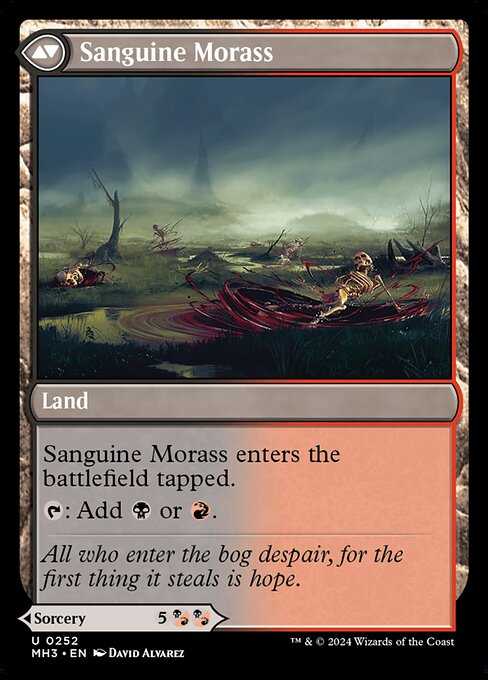 Bloodsoaked Insight (252) [Modern Horizons 3] Reverse