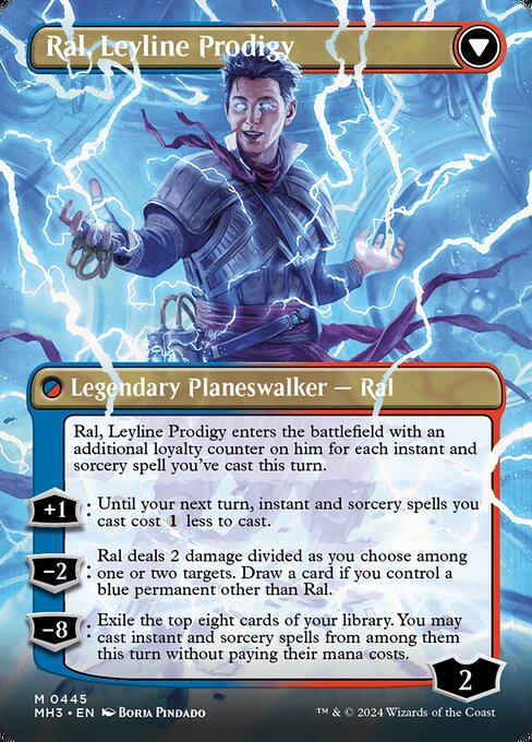 Ral, Monsoon Mage (Borderless) (445) [Modern Horizons 3] Reverse