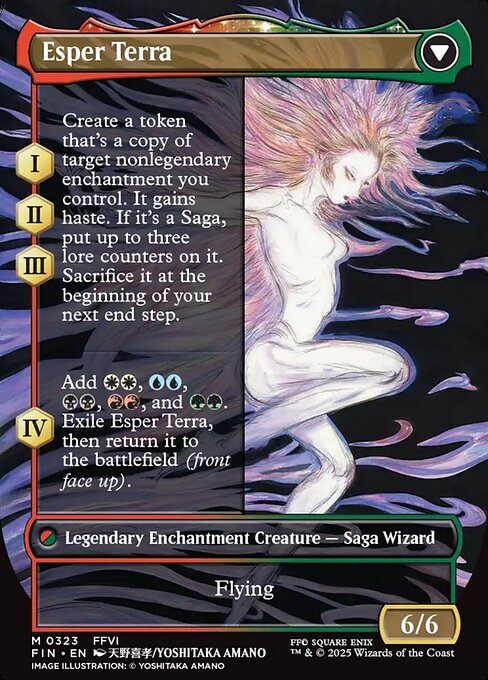 Terra, Magical Adept (Borderless) (323) [Final Fantasy] Reverse