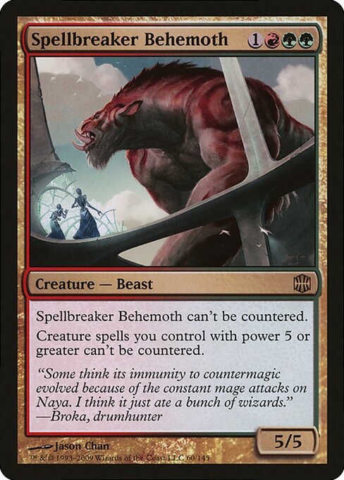 Spellbreaker Behemoth (60) [Magic Player Rewards 2009]