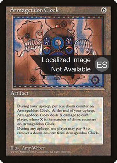 Armageddon Clock (295) [Fourth Edition Foreign Black Border]