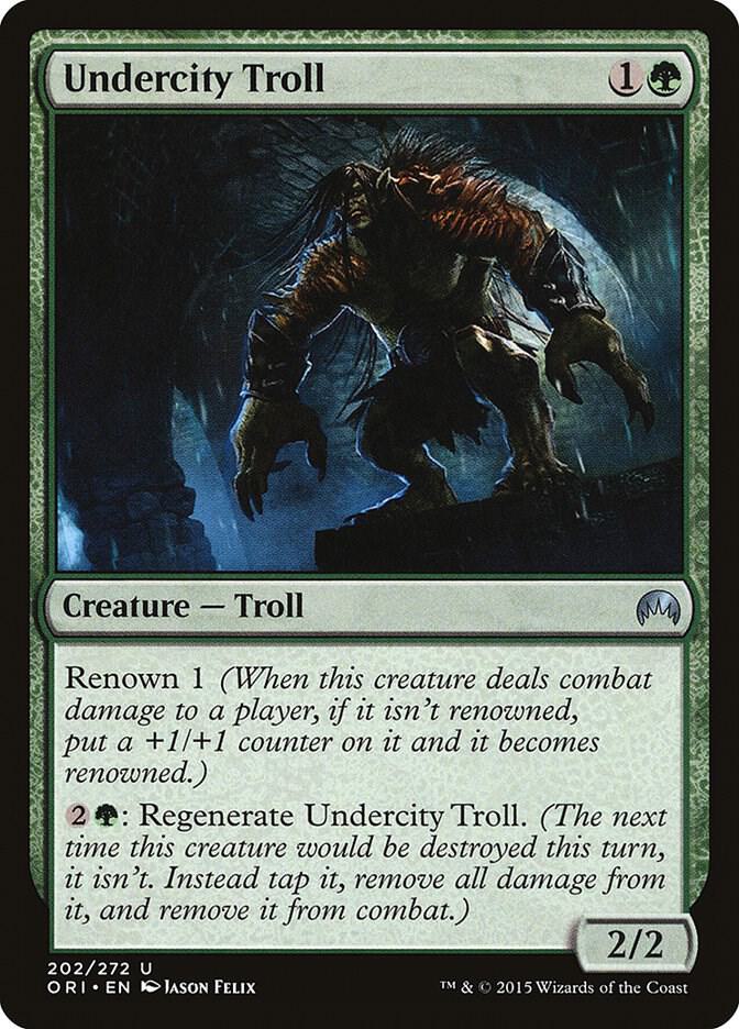 Undercity Troll (202) [Magic Origins]