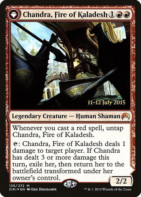 Chandra, Fire of Kaladesh (135) [Prerelease Cards]