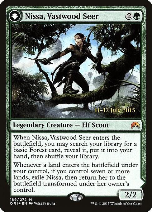 Nissa, Vastwood Seer (189) [Prerelease Cards]
