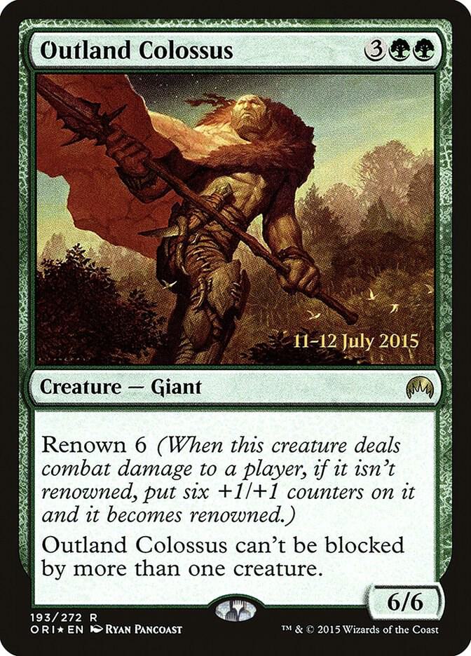 Outland Colossus (193) [Prerelease Cards]