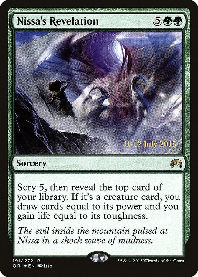 Nissa's Revelation (191) [Prerelease Cards]
