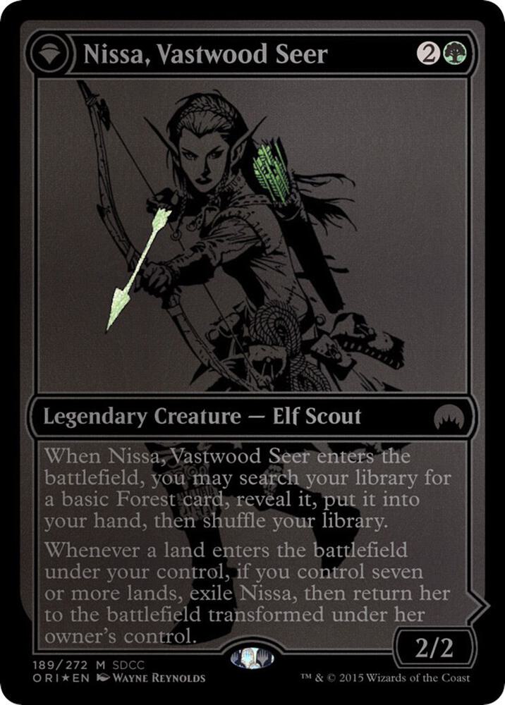 Nissa, Vastwood Seer (SDCC 2015 Exclusive) (189) [Media Promos]