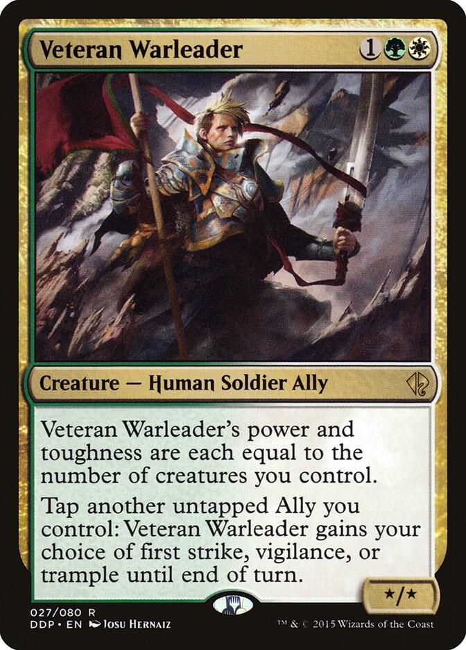 Veteran Warleader (27) [Duel Decks: Zendikar vs. Eldrazi]