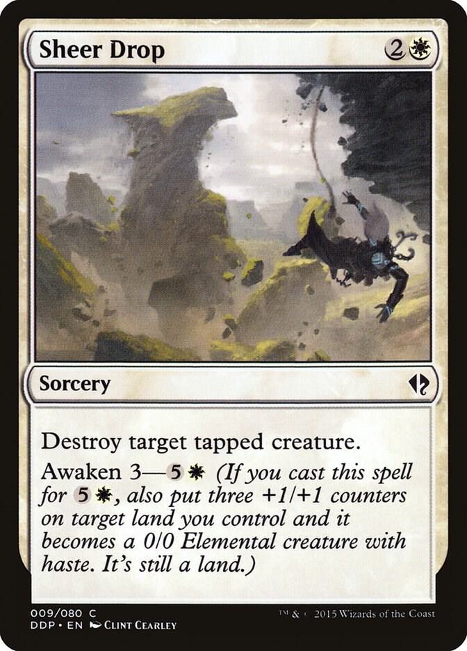 Sheer Drop (9) [Duel Decks: Zendikar vs. Eldrazi]