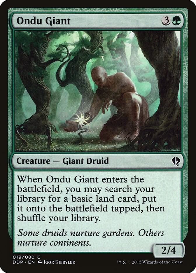 Ondu Giant (19) [Duel Decks: Zendikar vs. Eldrazi]