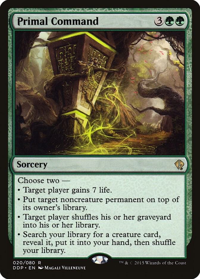 Primal Command (20) [Duel Decks: Zendikar vs. Eldrazi]