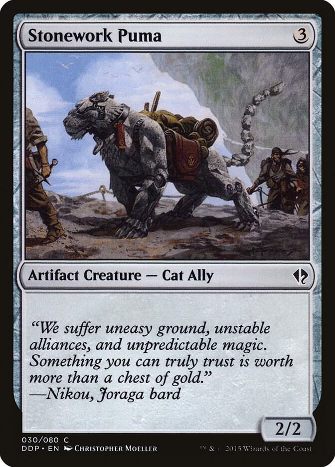 Stonework Puma (30) [Duel Decks: Zendikar vs. Eldrazi]