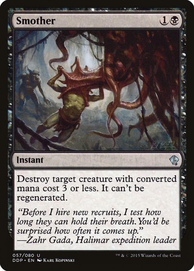 Smother (57) [Duel Decks: Zendikar vs. Eldrazi]