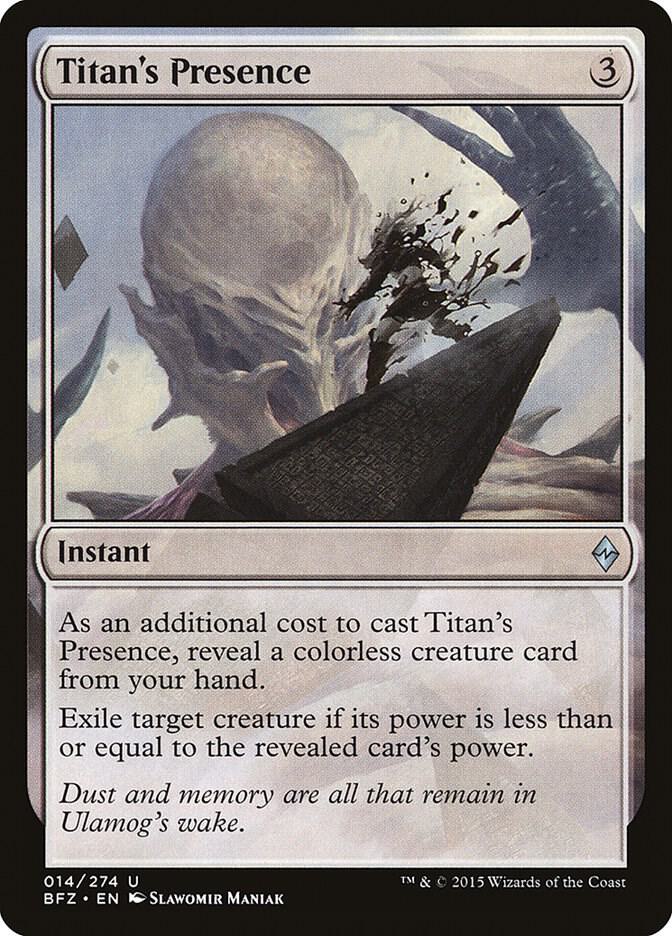Titan's Presence (14) [Battle for Zendikar]