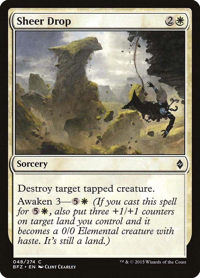 Sheer Drop (48) [Battle for Zendikar]