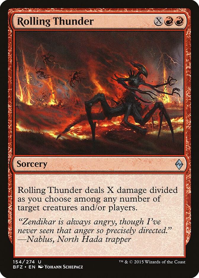 Rolling Thunder (154) [Battle for Zendikar]
