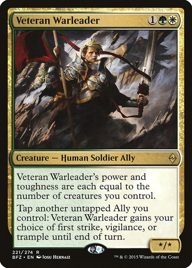 Veteran Warleader (221) [Battle for Zendikar]