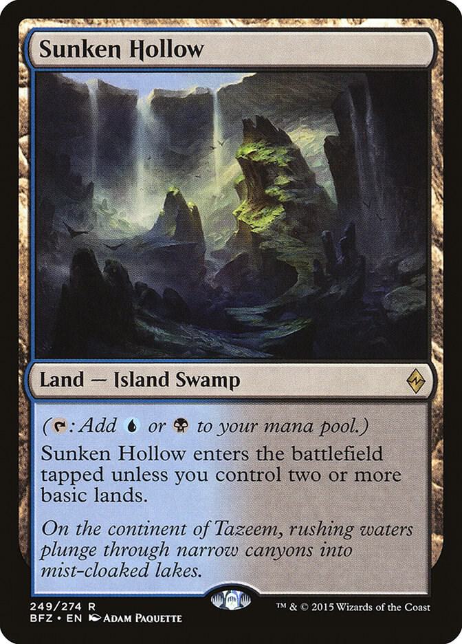 Sunken Hollow (249) [Battle for Zendikar]
