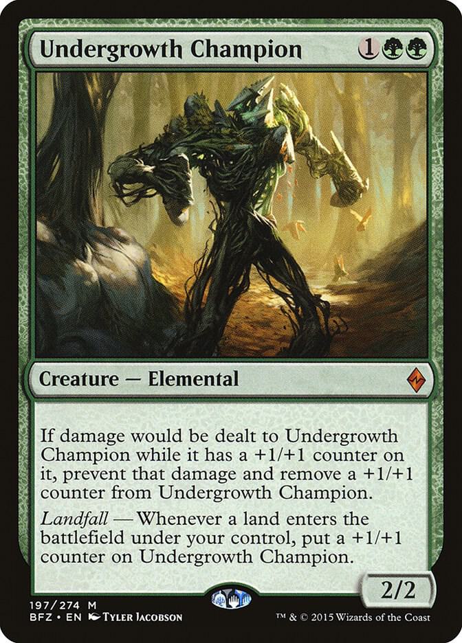 Undergrowth Champion (197) [Battle for Zendikar]