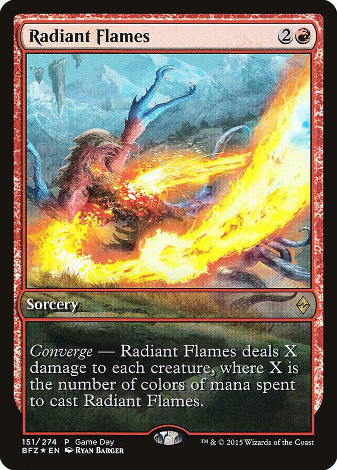 Radiant Flames (151) [Game Day Promos]