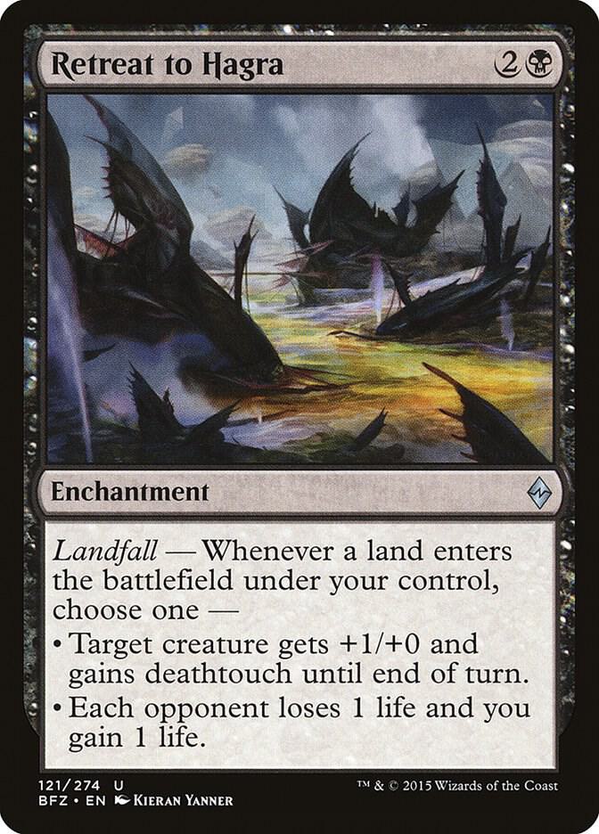 Retreat to Hagra (121) [Battle for Zendikar]