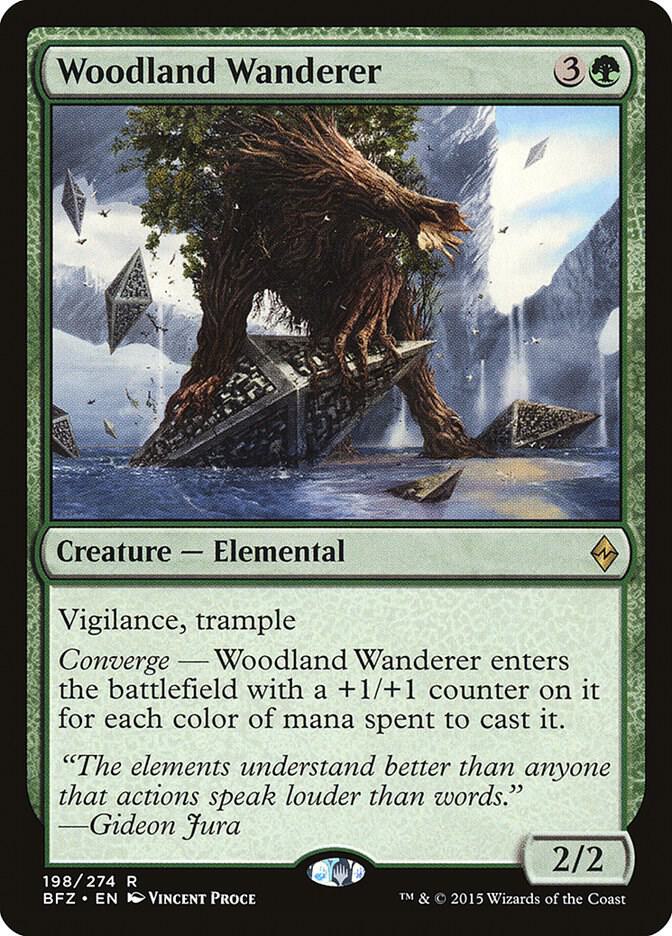 Woodland Wanderer (198) [Battle for Zendikar]