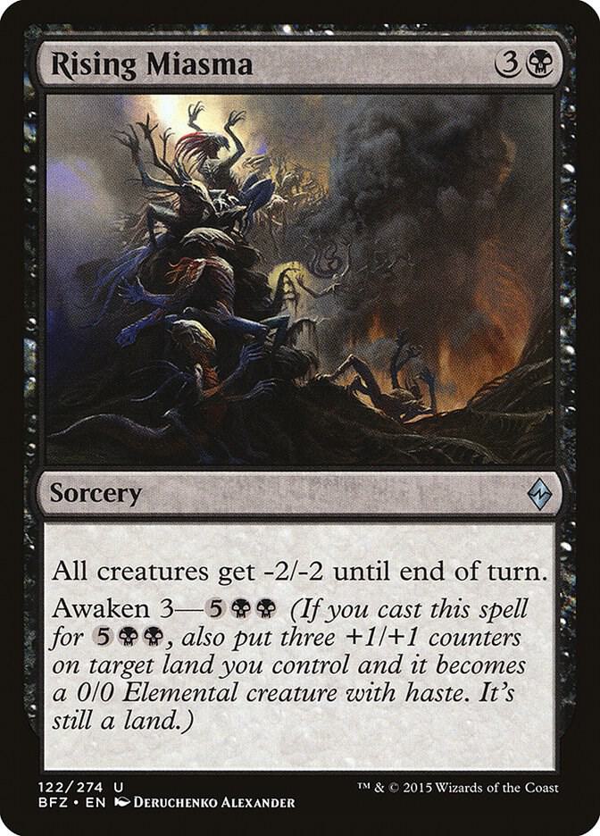 Rising Miasma (122) [Battle for Zendikar]