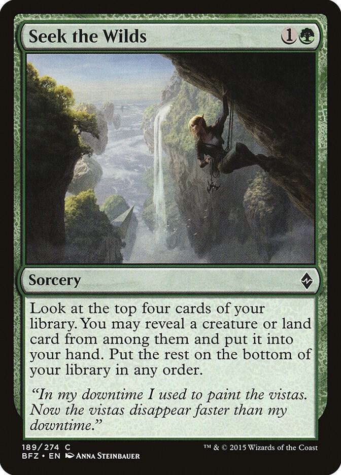 Seek the Wilds (189) [Battle for Zendikar]