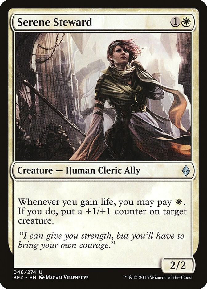 Serene Steward (46) [Battle for Zendikar]