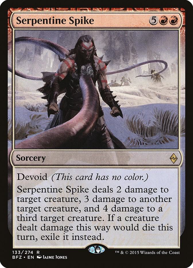 Serpentine Spike (133) [Battle for Zendikar]