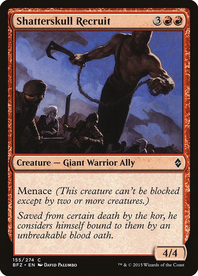 Shatterskull Recruit (155) [Battle for Zendikar]