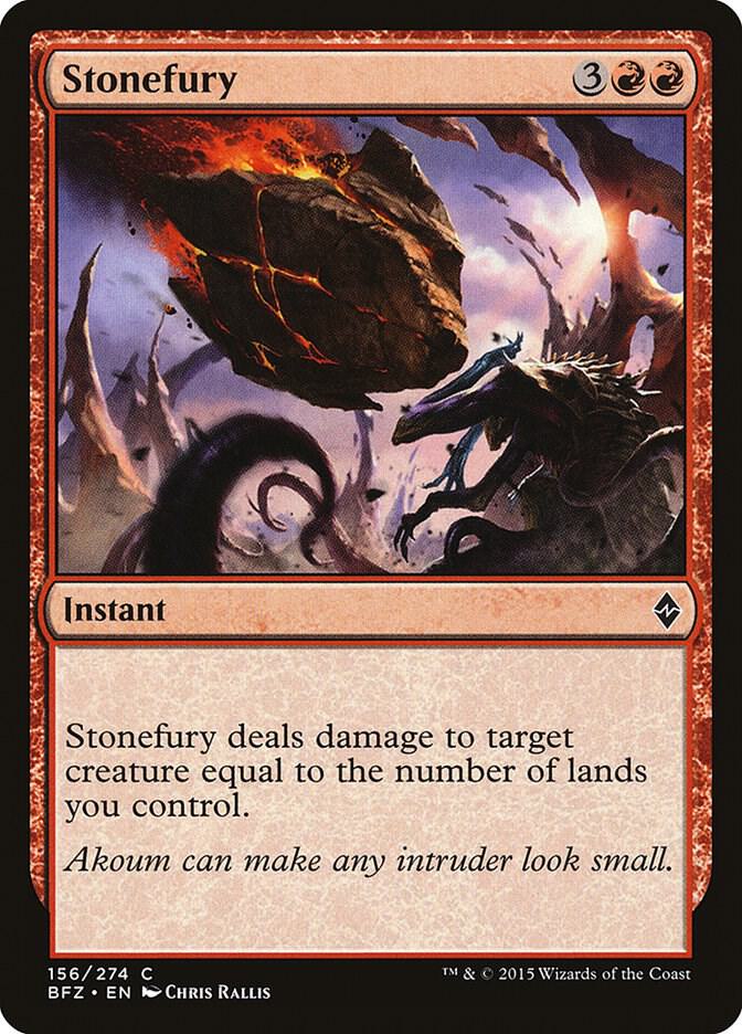 Stonefury (156) [Battle for Zendikar]
