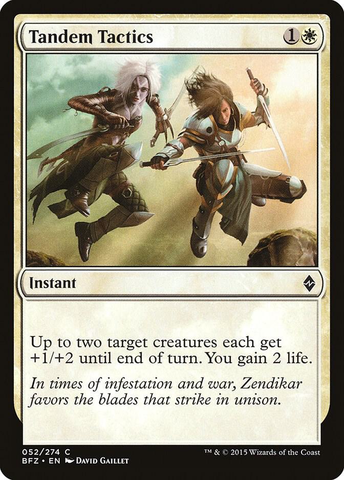Tandem Tactics (52) [Battle for Zendikar]
