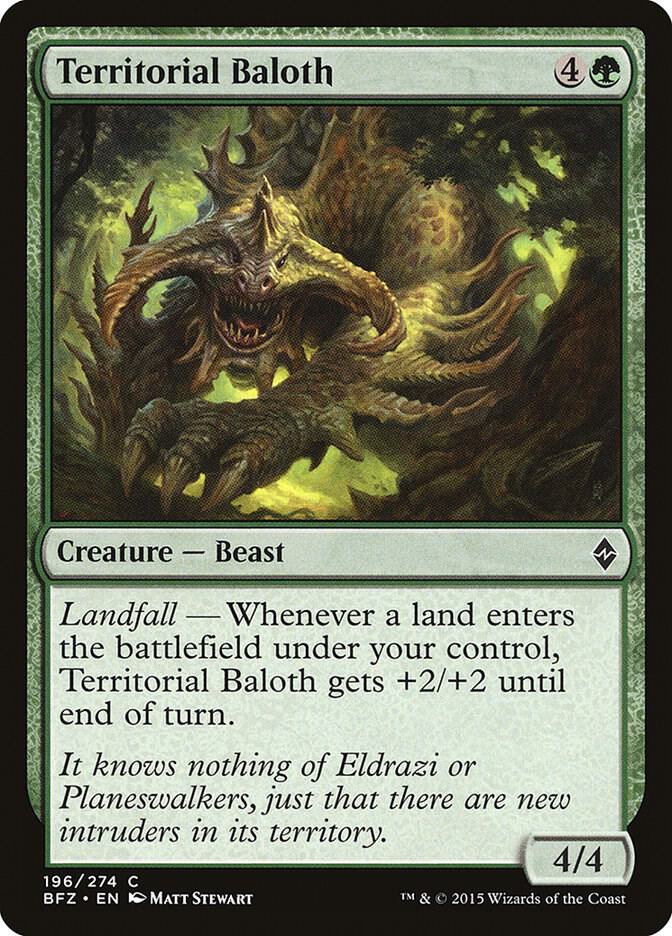 Territorial Baloth (196) [Battle for Zendikar]