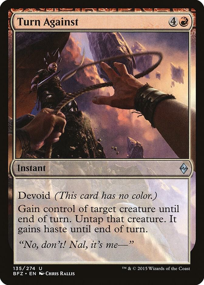 Turn Against (135) [Battle for Zendikar]
