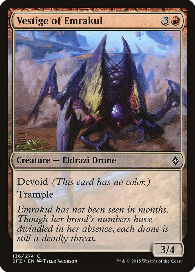 Vestige of Emrakul (136) [Battle for Zendikar]