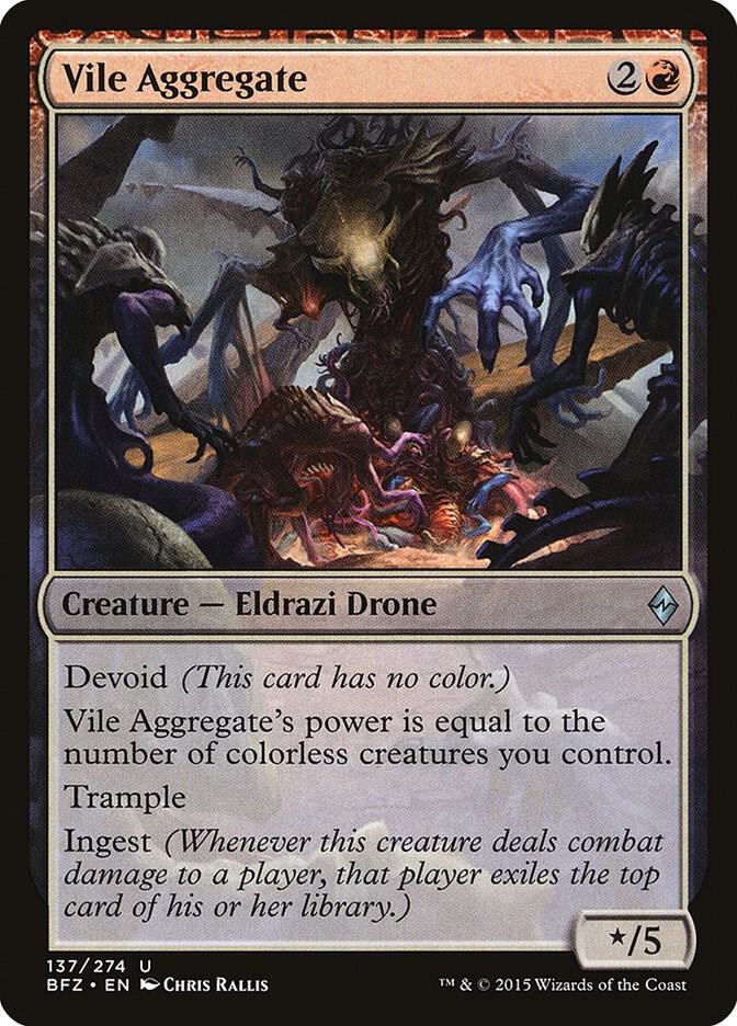 Vile Aggregate (137) [Battle for Zendikar]