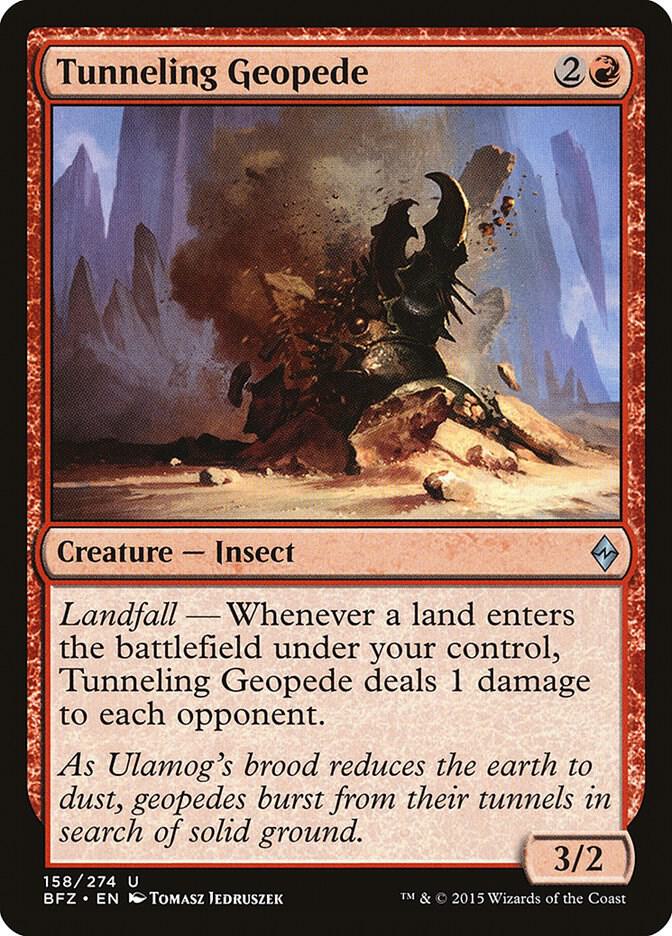 Tunneling Geopede (158) [Battle for Zendikar]