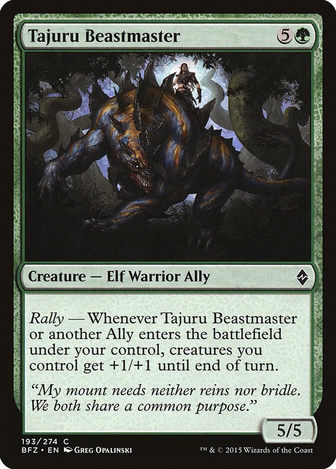 Tajuru Beastmaster (193) [Battle for Zendikar]