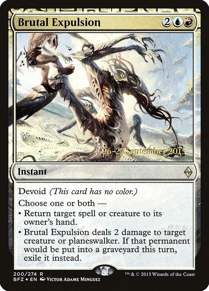 Brutal Expulsion (200) [Prerelease Cards]