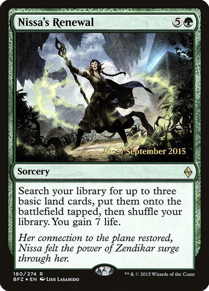 Nissa's Renewal (180) [Prerelease Cards]