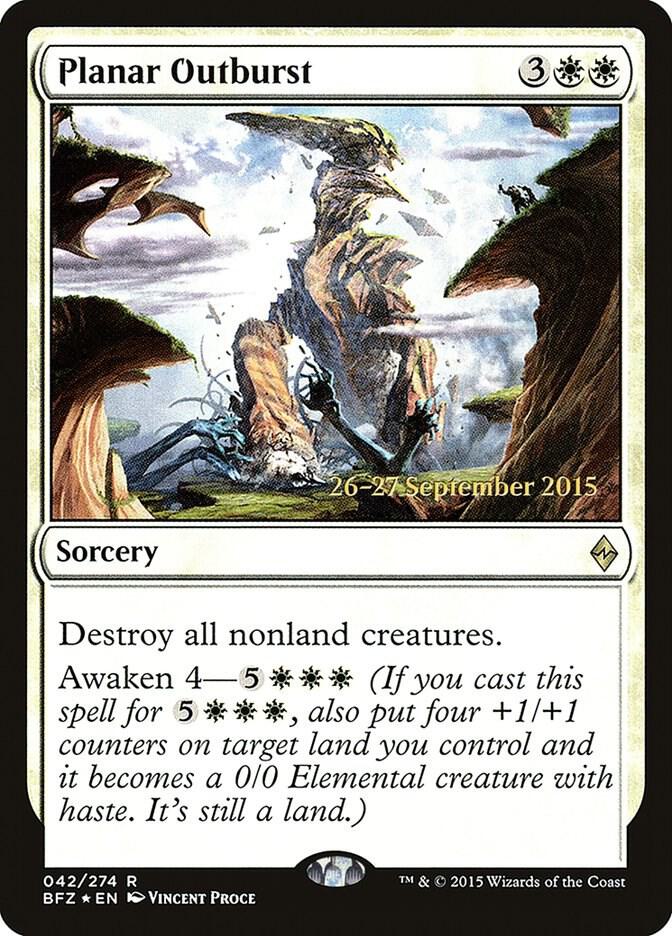 Planar Outburst (42) [Prerelease Cards]