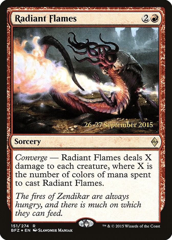 Radiant Flames (151) [Prerelease Cards]